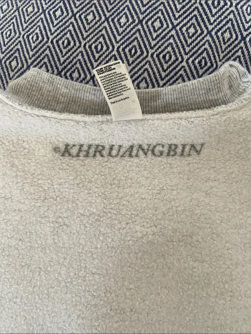Khruangbin concert crewneck sweatshirt